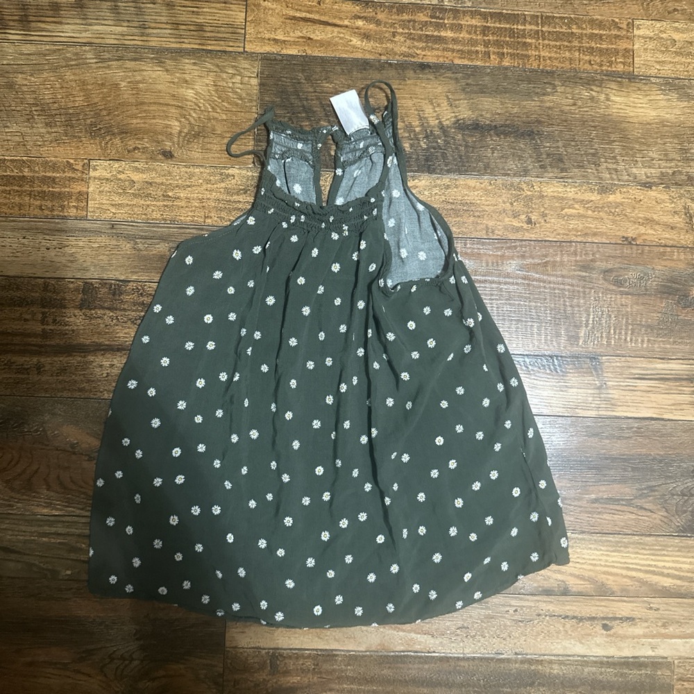 Green Daisy Tanktop